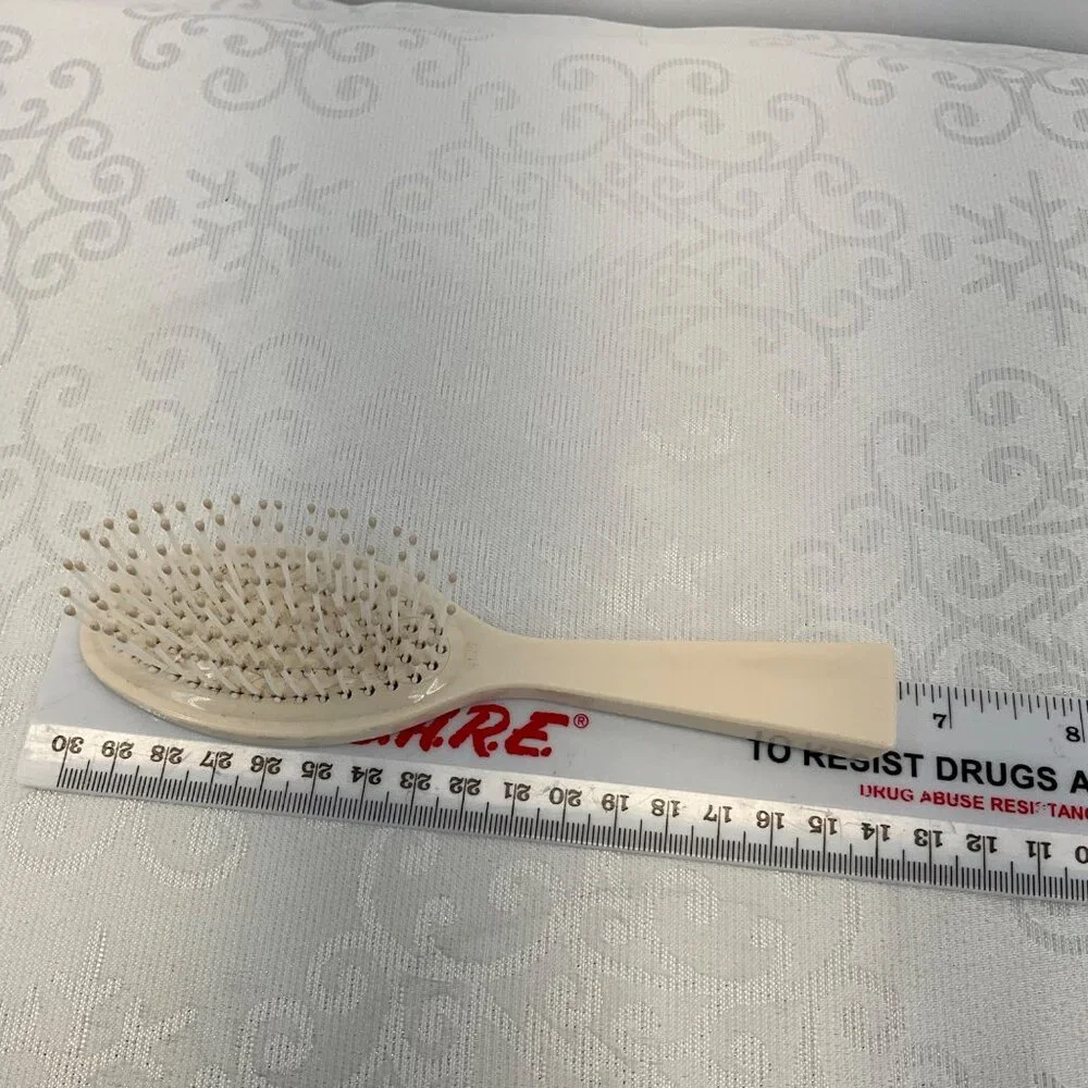 Vintage Estee Lauder Beige Hair Brush & Comb Set‎ With Mirror